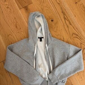 Forever 21 Size Small Cropped Zip up hoodie